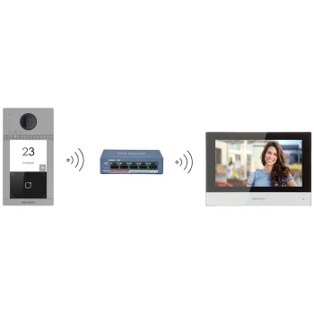 ZESTAW WIDEODOMOFONOWY HIKVISION DS-KIS604-S(C)(O-STD)/eu