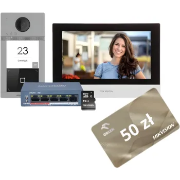ZESTAW WIDEODOMOFONOWY HIKVISION DS-KIS604-S(C)(O-STD)/eu