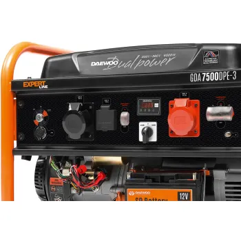 AGREGAT PRĄDOTWÓRCZY DAEWOO GDA 7500DPE-3 6.5kW