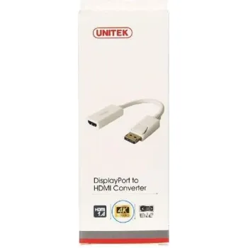 Adapter Unitek DisplayPort 1.2 na HDMI 1.4 | Konwerter sygnału, przejściówka