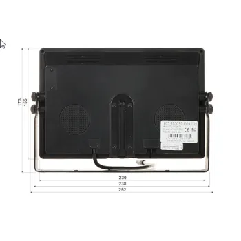 MONITOR SAMOCHODOWY ATE-TFT09-T4 9 