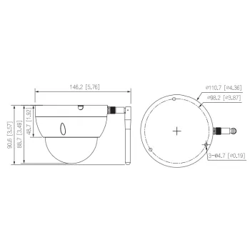 KAMERA IP DAHUA IPC-HDBW1430DE-SW-0280B