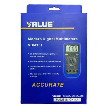 MULTIMETR CYFROWY VALUE VDM-151