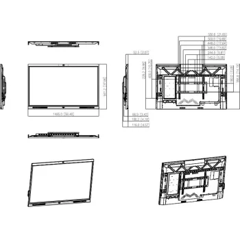 MONITOR TABLICA INTERAKTYWNA DAHUA LCH65-MC410-B
