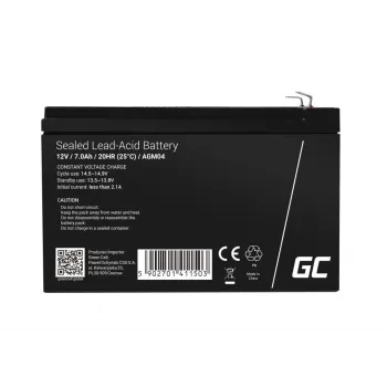 AKUMULATOR AGM Green Cell VRLA 12V 7Ah