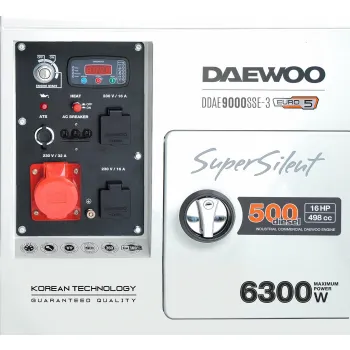 AGREGAT PRĄDOTWÓRCZY DIESEL DAEWOO DDAE 9000SSE-3 6.3kW
