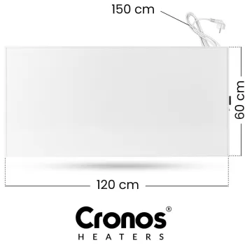 Panel grzewczy IR CRONOS Synthelith PRO CRP-770TWP White