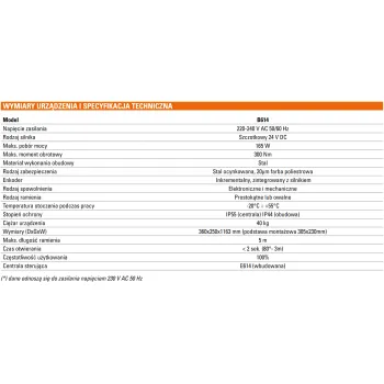 Szlaban FAAC B614 - zestaw z ramieniem 