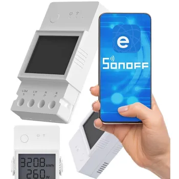 SONOFF POW Elite | POWR320D | Przekaźnik Wifi z funkcją pomiaru zużycia prądu i mocy