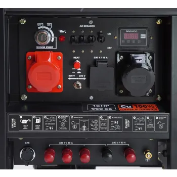 AGREGAT PRĄDOTWÓRCZY DIESEL DAEWOO DDAE 9000DXE-3 6.3kW