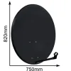 CZASZA ANTENA 80 CM CIEMNA (COR-800SAE-C); 36750