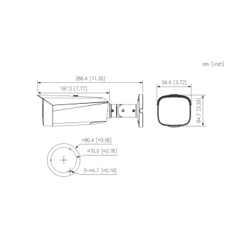 Kamera IP TIOC 3.0 DAHUA IPC-HFW3549T1-ZAS-PV-27135-S5