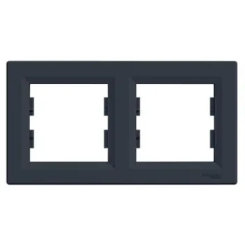 Ramka podwójna 2-krotna Schneider Asfora EPH5800271 antracyt