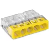 Szybkozłączka DRUT 5x 0,5-2,5mm2 WAGO 2273-205 (Paczka 100szt.)