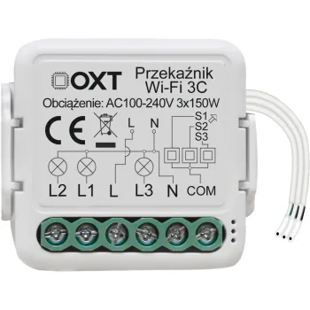 Moduł OXT mini przekaźnik 4 obwody WiFi TUYA T224
