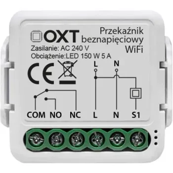 Moduł OXT mini 1 obwód beznapięciowy WiFi Tuya