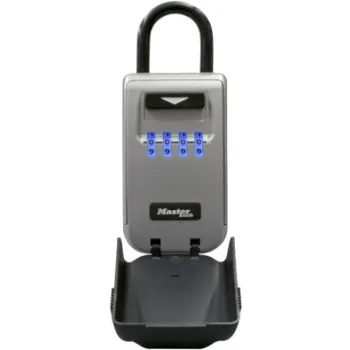Skrytka na klucze z możliwością zawieszenia i szyfrem podświetlona Master Lock 5424EURD