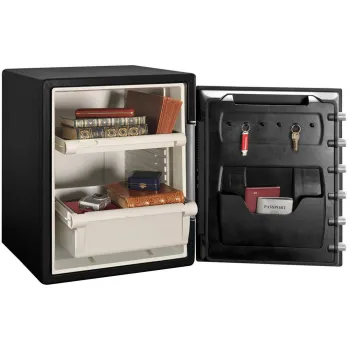 Sejf ognioodporny i wodoodporny z alarmem dźwiękowym Master Lock LFW205TWC