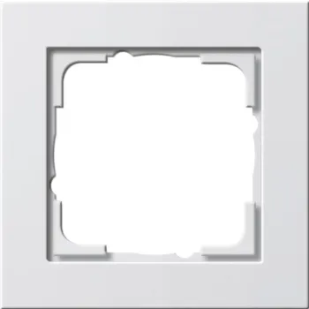 GIRA ramka poj. E2 czysty biały mat 021122