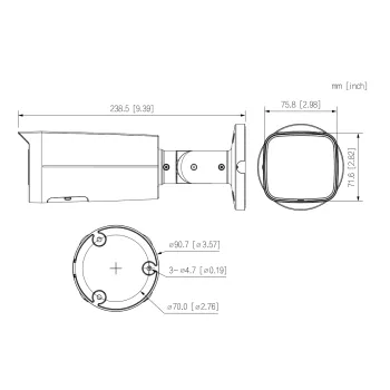 KAMERA IP DAHUA IPC-HFW2449T-AS-IL-0360B-BLACK