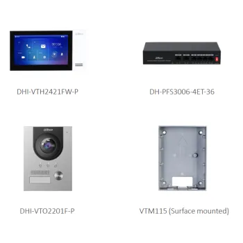ZESTAW WIDEODOMOFONOWY DAHUA KTP01-S2(S)