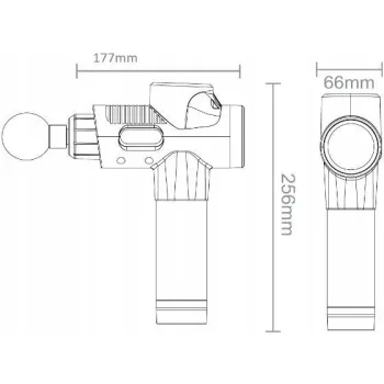 Pistolet do masażu Miton MT-02