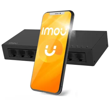 Switch Imou 8-portowy SF108 metalowa obudowa 100Mbps