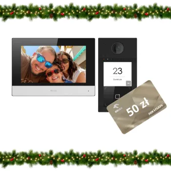 Zestaw wideodomofonowy IP Hilook by Hikvision IP-VIS-Pro z kartą paliwową Orlen