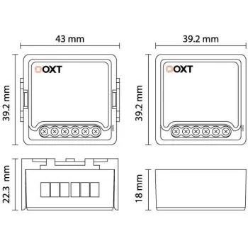 Moduł OXT mini sterownik rolet ZigBee TUYA