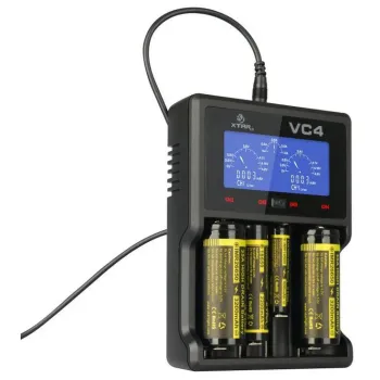 Ładowarka do akumulatorów cylindrycznych Li-ion / Ni-MH AA / AAA / 18650 Xtar VC4