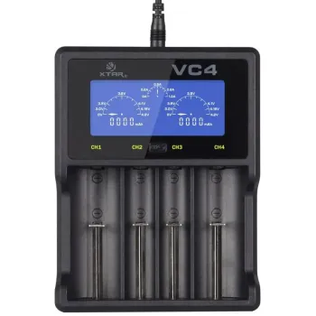 Ładowarka do akumulatorów cylindrycznych Li-ion / Ni-MH AA / AAA / 18650 Xtar VC4