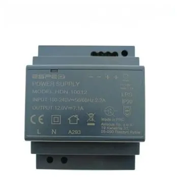 ZASILACZ IMPULSOWY NA SZYNĘ DIN ESPE HDN-10012 12V/85W/7.1A