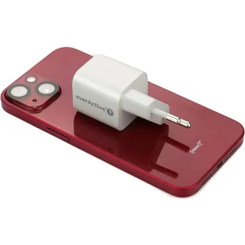 ŁADOWARKA SIECIOWA everActive GaN SC-390Q 30W 1xUSB-C 1xUSB-A PD PPS