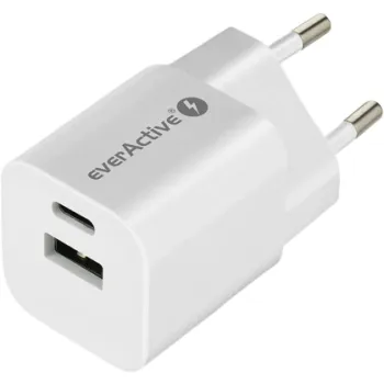 ŁADOWARKA SIECIOWA everActive GaN SC-390Q 30W 1xUSB-C 1xUSB-A PD PPS