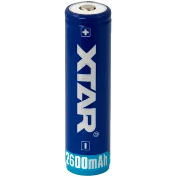Akumulator 18650 Li-Ion 3,7V Xtar 2600mAh (1 szt.) z zabezpieczeniem