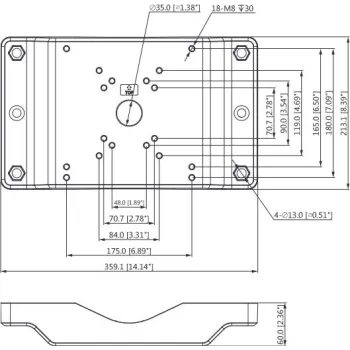 SKRZYNKA MONTAŻOWA DAHUA PFA153
