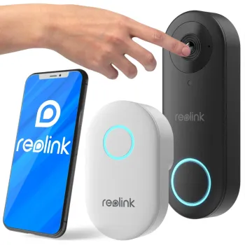 Reolink bezprzewodowy wideo dzwonek D340W Wi-Fi 5MPx
