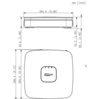 REJESTRATOR IP DAHUA NVR2104-I2