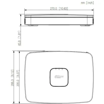REJESTRATOR IP DAHUA NVR2108HS-8P-I2