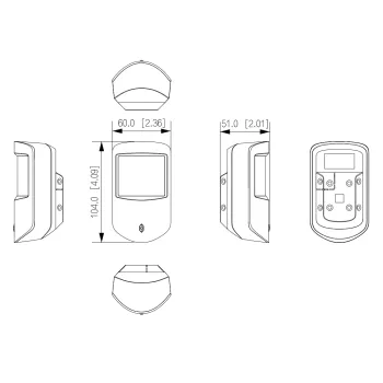 Bezprzewodowy czujnik PIR DAHUA ARD2231-W2(868)