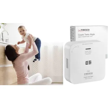 Zestaw czujników FIRESCO czujnik czadu+czujnik dymu