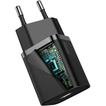 ŁADOWARKA SIECIOWA Baseus Super Si Quick Charger 1C TZCCSUP-L01 25W 1x USB-C PD 3.0 QC 3.0 + KABEL