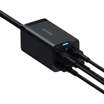 ŁADOWARKA SIECIOWA Baseus GaN 3 Pro Desktop Charger CCGP000101 100W 2x USB-A 2x USB-C PD 3.0 QC 4.0+