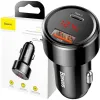 ŁADOWARKA SAMOCHODOWA Baseus Magic CCMLC20C-01 45W 6A 1x USB-A 1x USB-C QC 3.0