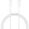KABEL USB-C / Lightning iPhone Baseus Superior CATLYS-A02 1m 20W PD Quick Charging BIAŁY PREMIUM