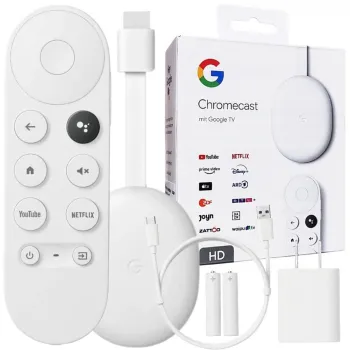 Odtwarzacz multimedialny Google Chromecast HD z Google TV
