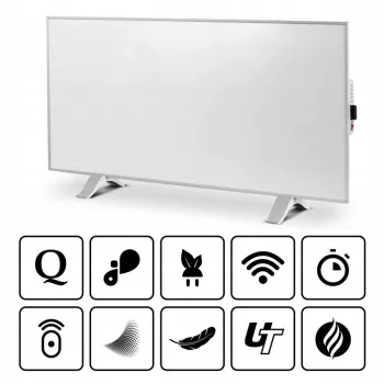 Panel grzewczy IR CRONOS Synthelith PRO CRP-770TWP Grey