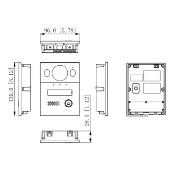 Zestaw wideodomofonowy DAHUA KTX02(S)
