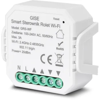 GISE Smart Sterownik roletowy WiFi GEN 2 | Tuya | GRS-WF