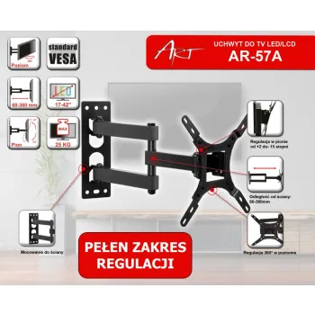 Uchwyt TV ścienny LED/LCD ART 17-42